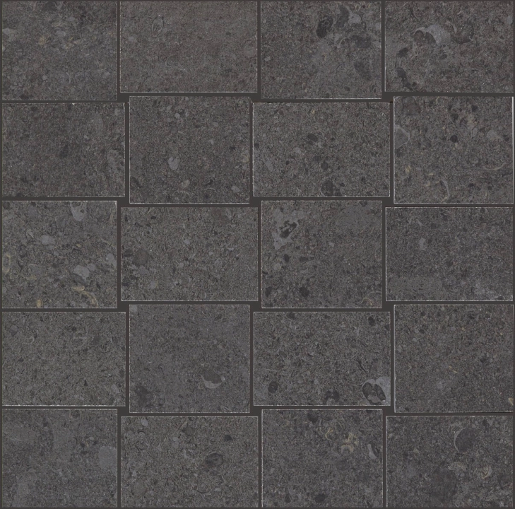 Marazzi Mystone Gris Fleury Nero 30x30 - płytka imitująca kamień