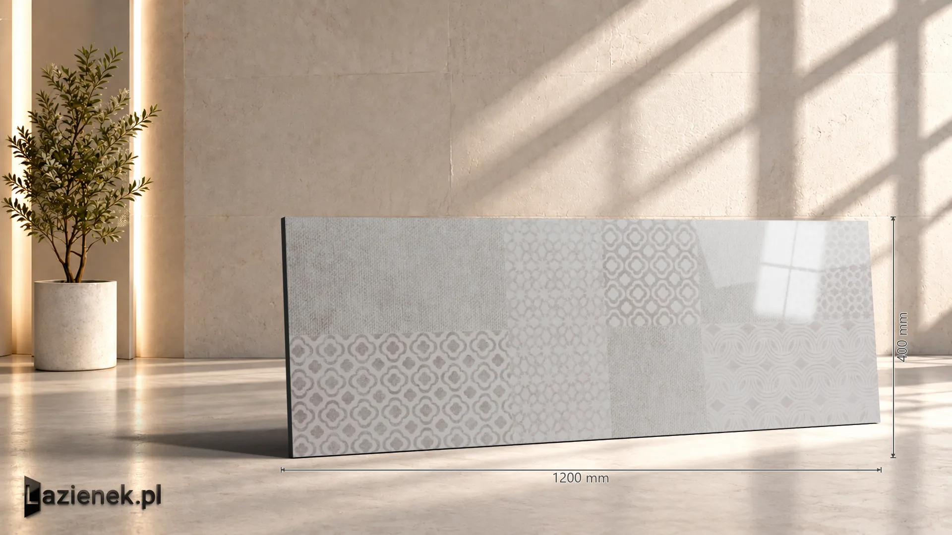 Marazzi Stone_Art Steel 40x120 - płytka imitująca kamień